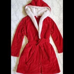 Victoria's Secret Plush Hooded Sherpa Robe